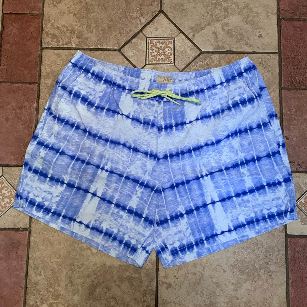 MENS JCREW 6" Stretch Eco Swim Trunk BRAND NEW